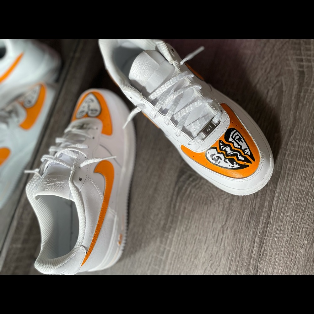 Kustom pair of air force 1’s